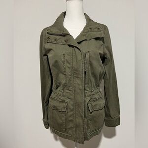 Madewell Women’s Passage‎ Jacket in Olive Green Size XS
